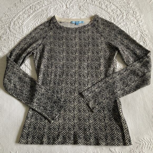 Antonio Melani Women's Cashmere Pullover Sweater Herringbone Fitted Small - XS - Picture 6 of 14